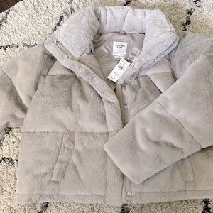 COPY - Abercrombie & Fitch - Mini Puffer (Gray) NWT